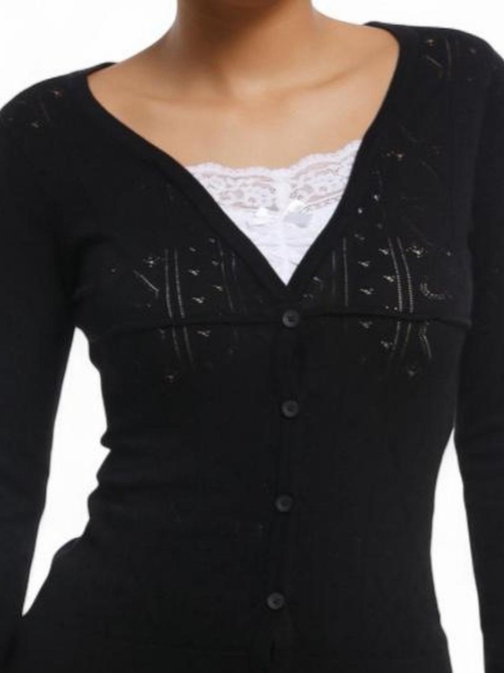Social Collision Black & White Girls Twofer
Cardigan Size XL BNWT